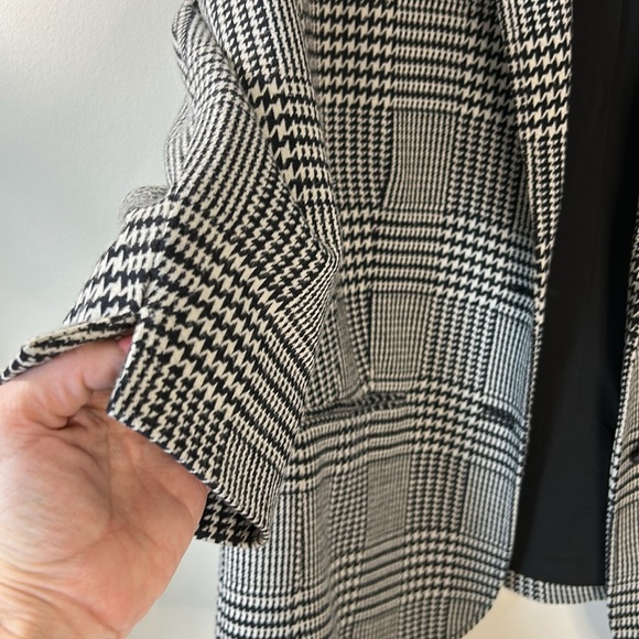 Lauren Ralph Lauren Women’s Houndstooth Heritage Print Blazer Jacket Sz 14w - Picture 4 of 14